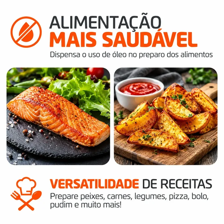 Alimentação mais saudável e versatilidade de receitas